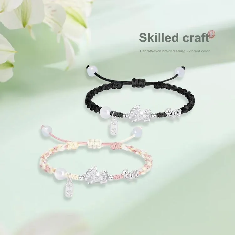 ROGA Braided String Bracelets Unisex-4