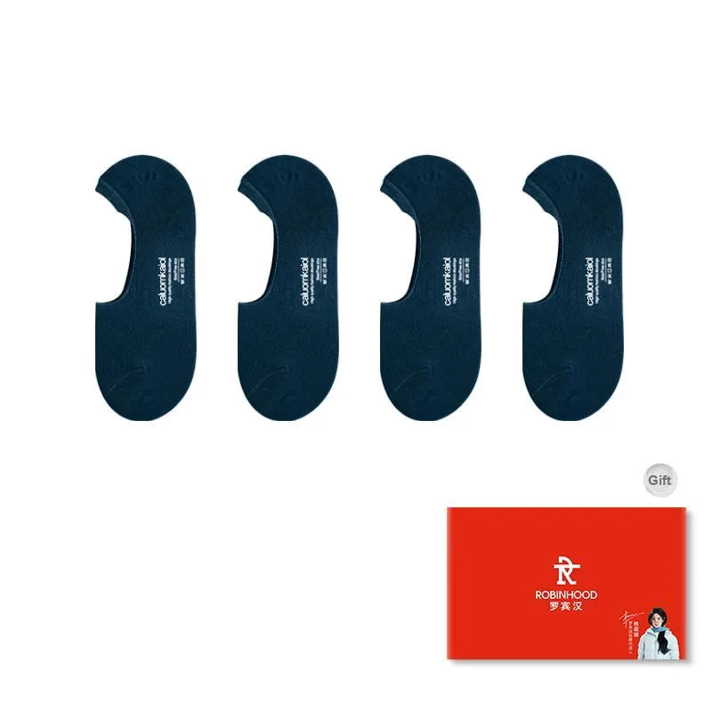 ROBINHOOD No Show Socks Unisex Box 4 Pack-8