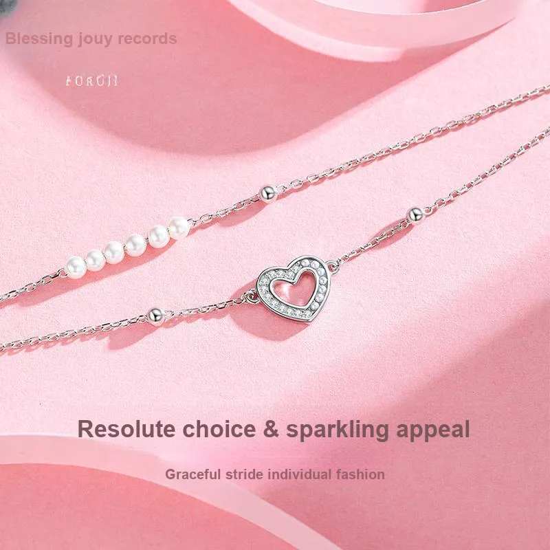 Fu Ru Ji 925 Sterling Silver Anklets Women's-2