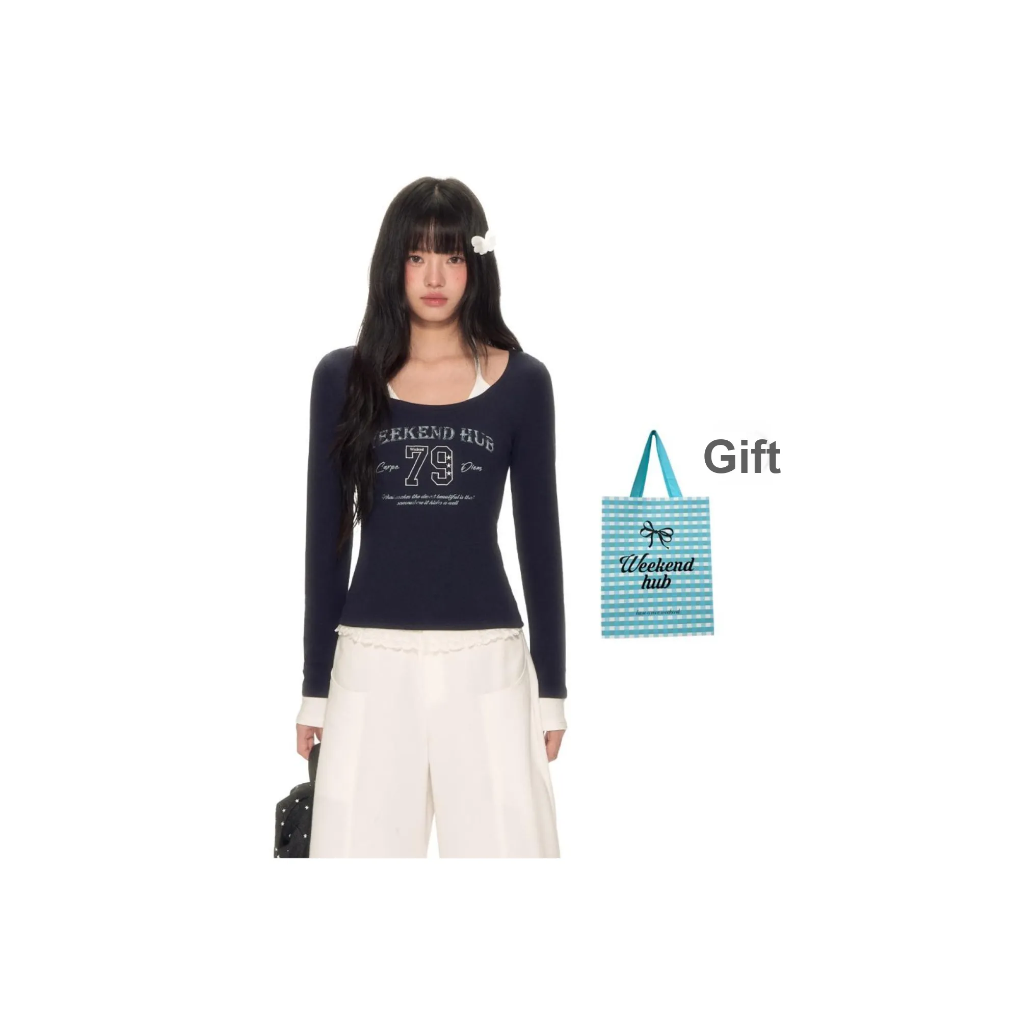 WEEKEND HUB Повседневная футболка женская