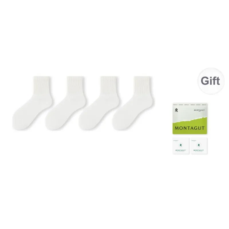 Montagut Mid Calf Socks Unisex 4 Pack-17