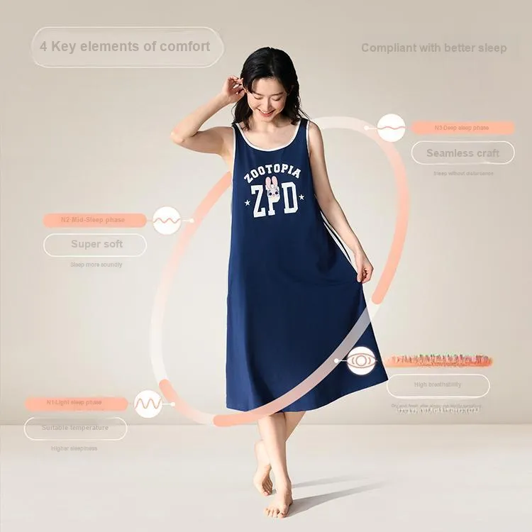 JINGYUN x Disney Nightgown Women's-3