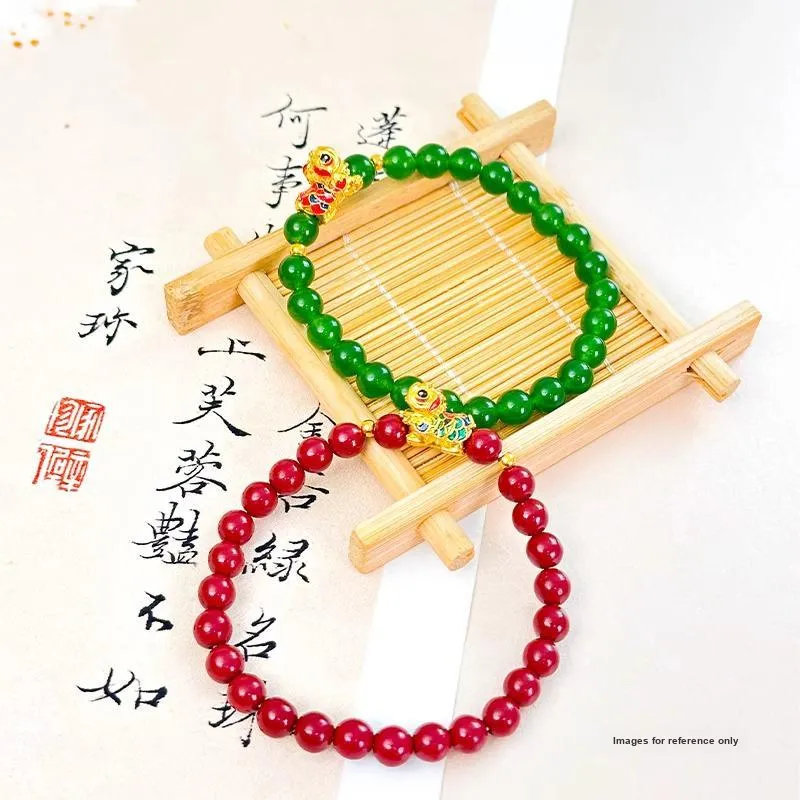 KING TAI SANG Gold Awakening Lion Hard Gold Solid Gold Fixed Price Bracelets Unisex-1
