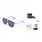 Blue Silver Frame with Gray Lens