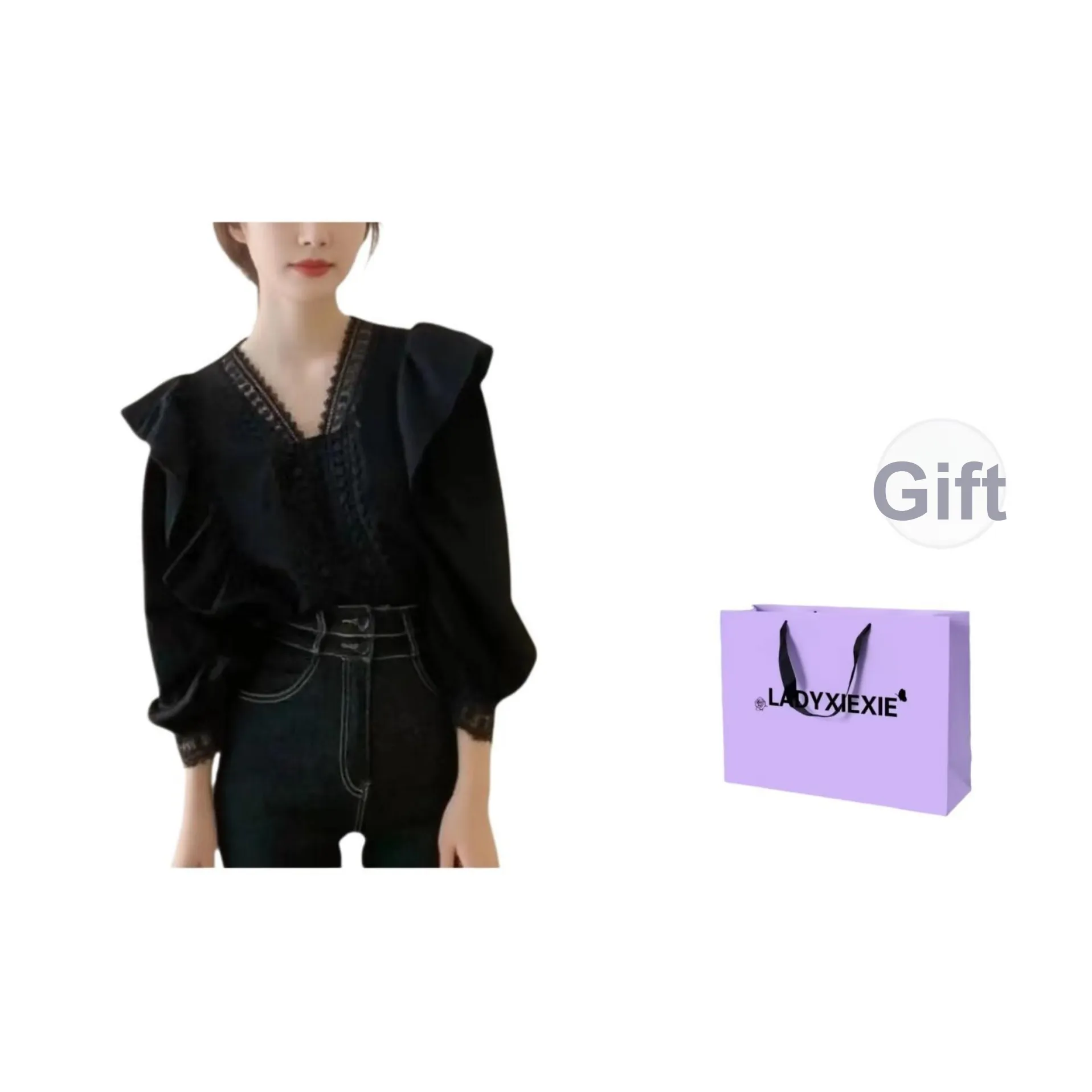 LADYXIEXIE Женские рубашки