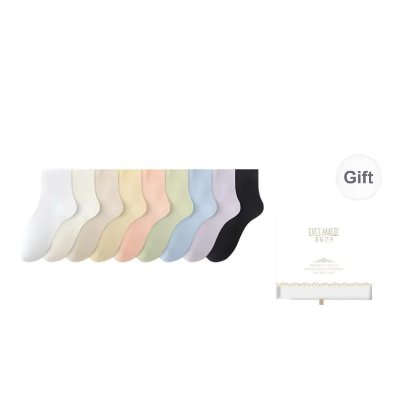 XIA.WA.ZHI.XIU Mid Calf Socks Women's Box 5 Pack-35