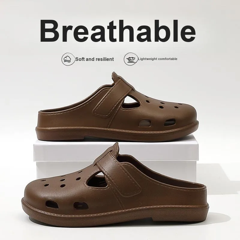 Foot Recreation Clogs Summer Home Practical Closed Toe Slippers/Indoor Slippers-6