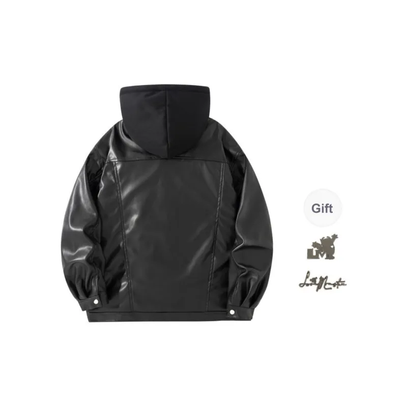 Love Monster Leather Jacket Unisex Black Hat-1
