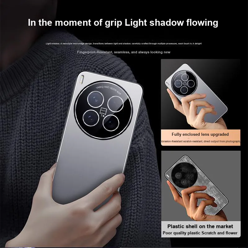 XUANCAISHI Metal Fully Enclosed Soft Edge Phone Cases Compatibility VivoX90s/x200/x100/y300t/s20pro/s19pro-3