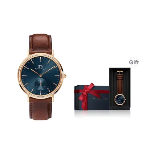 DW DanielWellington Кварцевый механизм Мужские часы Classic Series 40мм*40мм*6мм Коричневый