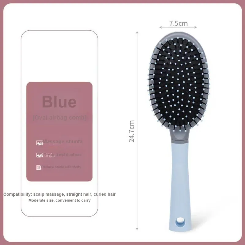MITIANTU Large Curved Comb With Airbag Massage For High Hairline, Volumizing, And Styling Women's Hair Portable-7