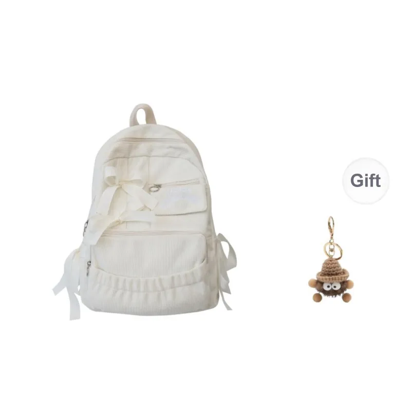 Yalu Corduroy Backpack Unisex Multicolor-6