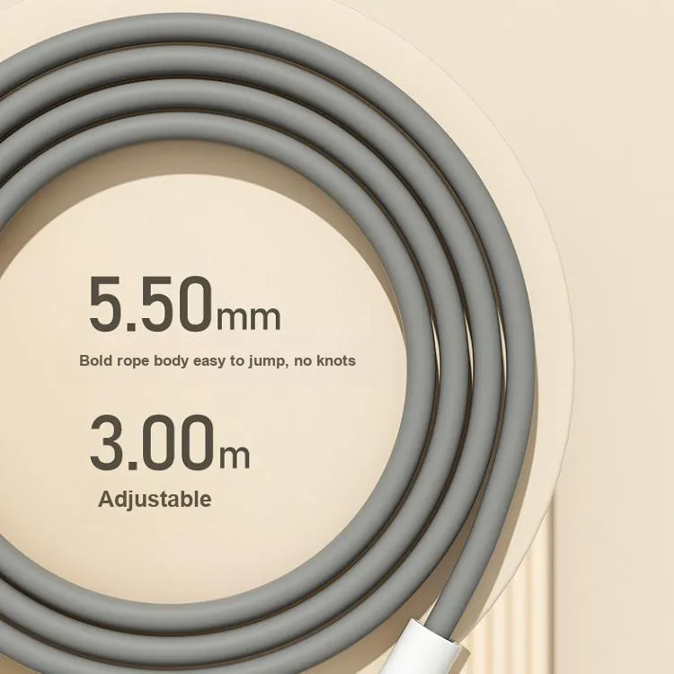 Jianruida Casual Entertainment Non Countable Jump Ropes Adults Silicone Rope, Silicone Controller-3