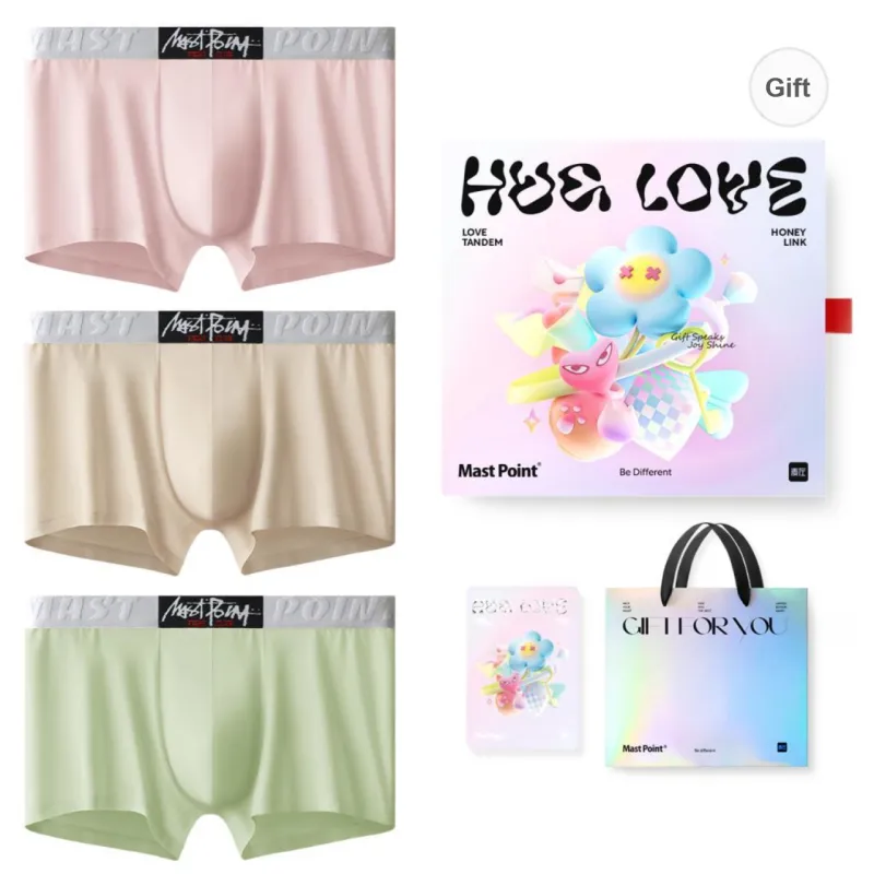 Mast Point Underpants Men's Combo Set, Includes Gift Box Set-20