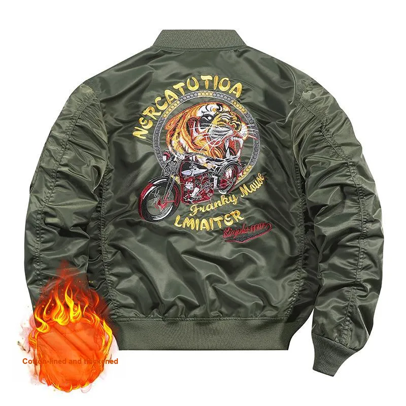 TREK&TRAVEL Baseball Jacket Men's-10