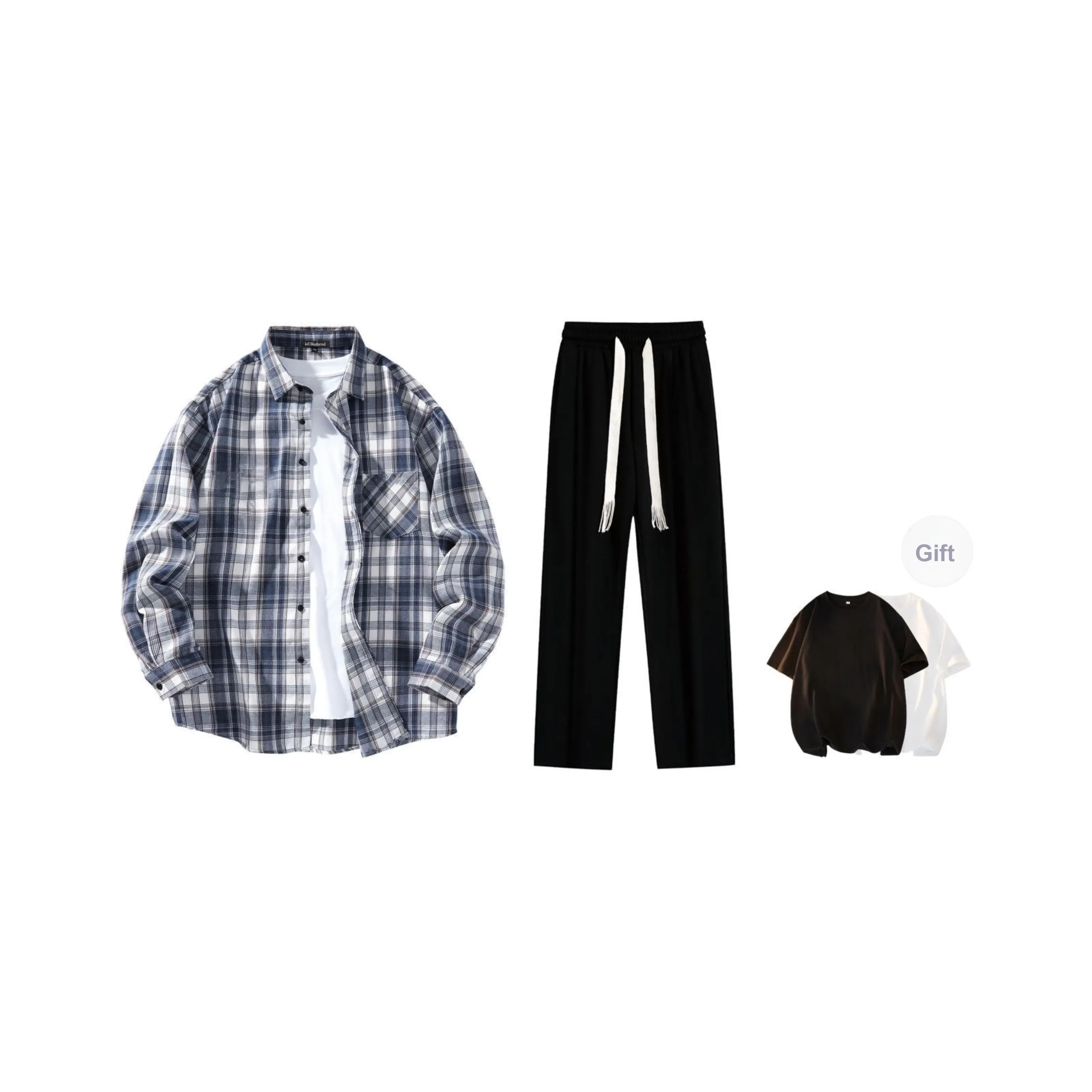 LA'T.WEEKEND Рубашка Комплект Унисекс