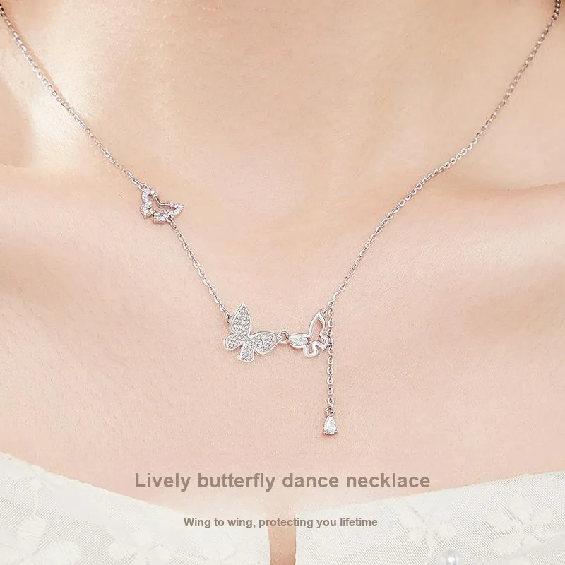 Branded Jewelry S999 Fine Silver Necklaces Women's-2