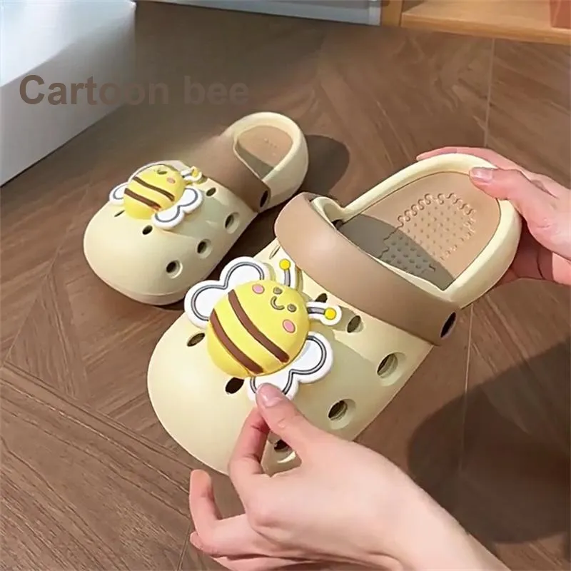 CEO Bee Clogs Platform Squashy And Bouncy Feeling Women's DIY Cartoon Platform Home Indoor Men's-11