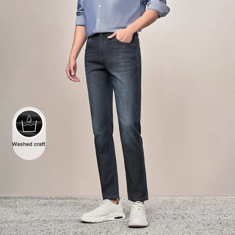 HLA Jeans Men Denim Blue Gradient Dark 60-2