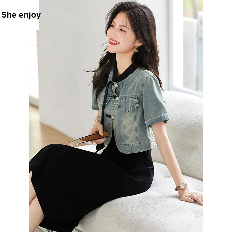She Enjoys Short Sleeved Dress Women's-5
