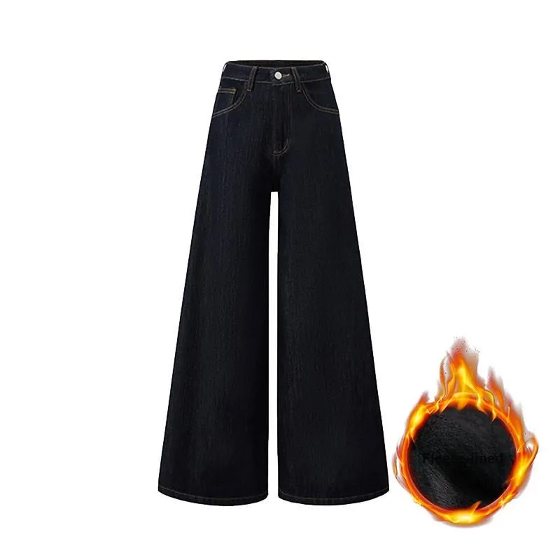 FAIRWHALE Jeans Women's Dark Blue-5