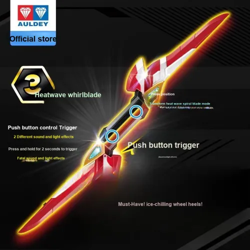 AULDEY GIANT GOD BATTLE Команда 4 Дорожка Avant Garde Heat Wave Holy Sword Игрушки