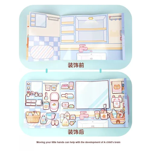 BIG TAYLOR Little Mochi Тихий BOOK Ручной Креативный DIY Наклейка Канцелярия Наклейка Лист Детский Игрушка