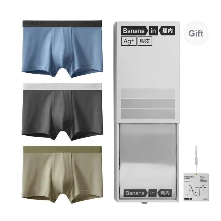 Bananain Boxer Shorts Men's 3 Pieces 6 Pieces Of Packing-4
