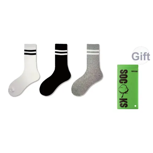 Maycaur Колено Высокие Носки Унисекс Сумка для покупок 3 упаковки