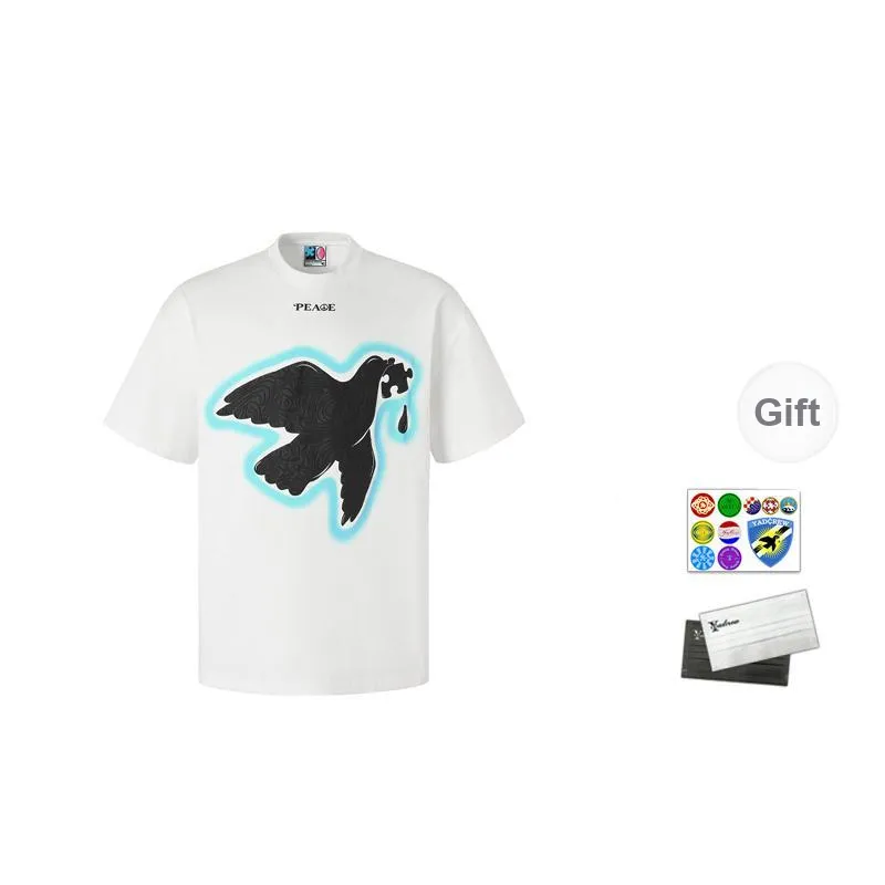YADcrew Casual Versatile Comfortable Short Sleeved T Shirts Street Everyday Commute Trendy Unisex-8