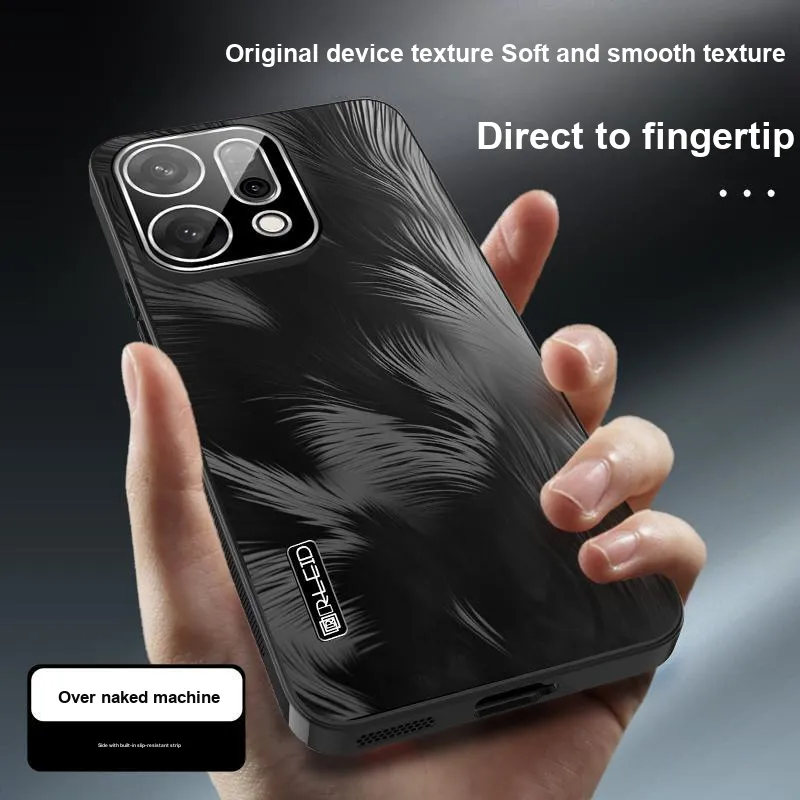 YUBEN PC Material Electroplated Matte Phone Cases Compatibility OPPO Reno 13/12/Find X8/X8S/X7/A5/K12S/Pro/Ultra-3