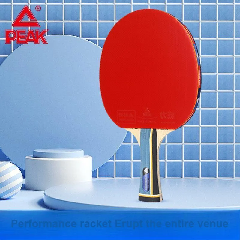 PEAK Ping Pong Paddles Unisex Pure Wood Carbon Fiber Single Racket-5