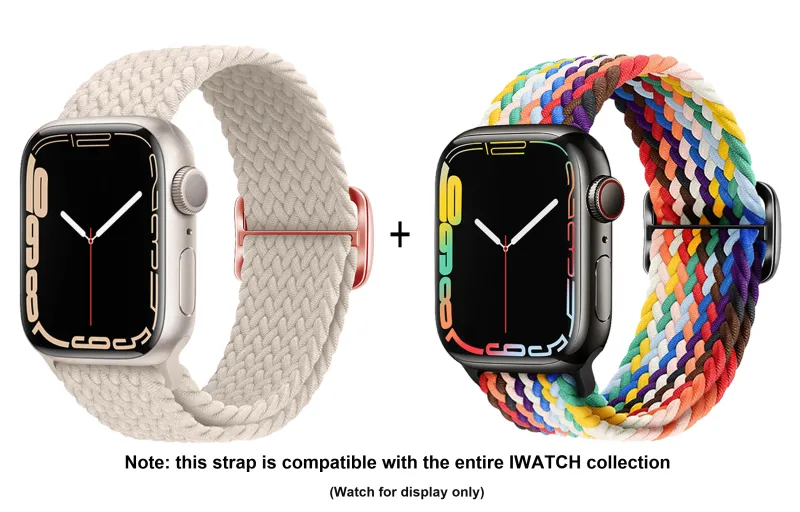 ZHISHENG Apple Compatibility Watch Band 38 49MM Watch Dial All Nylon Material-5