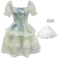 Blue Dress+Petticoat (35cm)