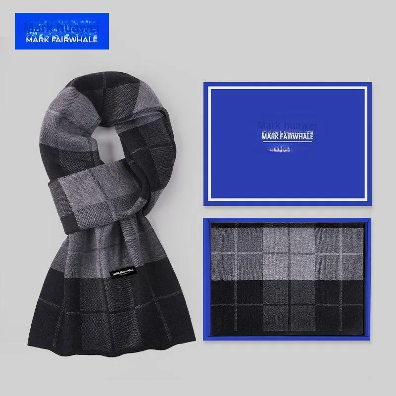 FAIRWHALE Knit Scarves Men-4