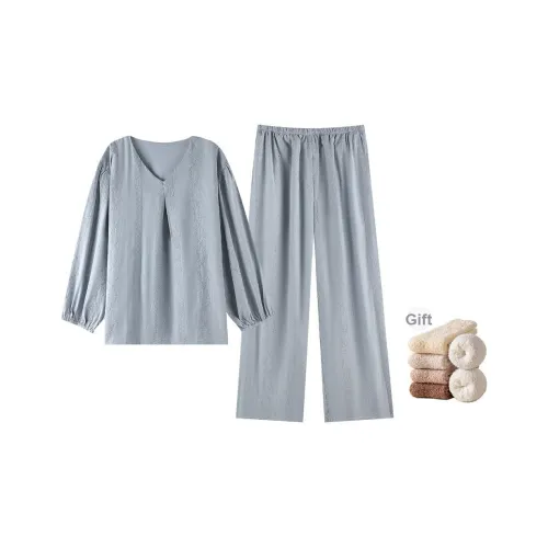 ZumashL Пижамный комплект женский Святой Грааль синий