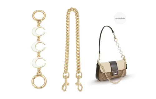 Lan Bao Fan Metal Alloys Bag Accessories Women's Gold-Tone