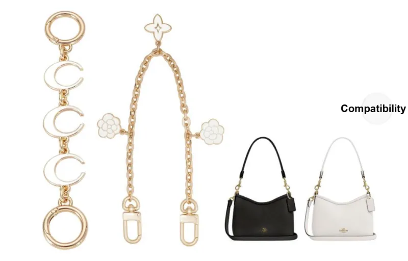 GUYI Metal Bag Accessory Women's Gold-12