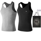 100% cotton 2 Pack (Black+Heather Gray)-Sweat-Wicking & Breathable/2 Pcs, Easy to Wash and More Cost-Effective!