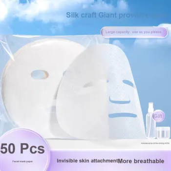 NILIYA Silk Facial Mask Sheets Hydrating Wet Compress Spa Beauty Clinic Exclusive