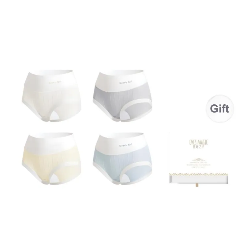XIA.WA.ZHI.XIU Underpants Women's 4 Pack Gift Box Set-12