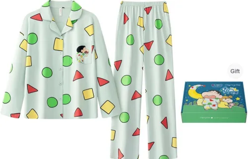 Gongdie x LABIXIAOXIN LIANMINGKUAN Pajama Set Unisex Green Gift Box Set