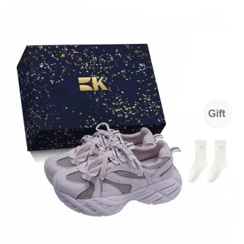 Boldi Kuki Slip Resistant, Height Increasing, And Breathable Low Top Chunky Sneakers Women's