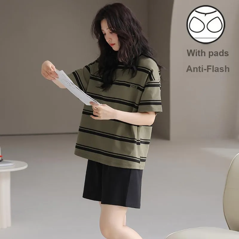 Maultiay Pajama Set Women's Green-2