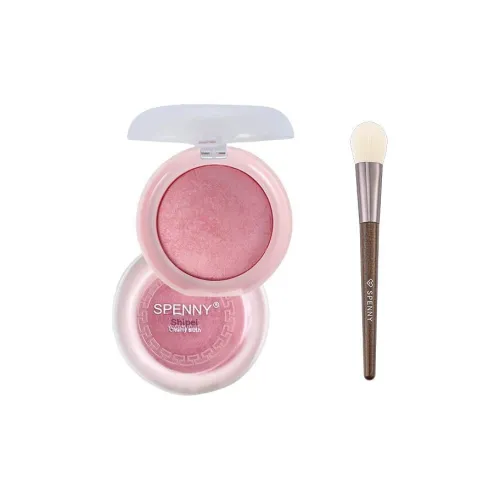 Spenny Цветок Узор Румяна + Облако Кисти Матовый Румяна Контуринг Руж Повседневный Свет Макияж
