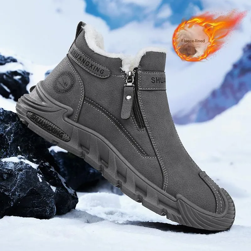 Binary Outdoor Boots Platform Men's Gray-1