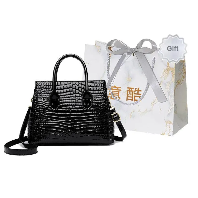 Cool PU Shoulder Bag Regular Women's Black-0