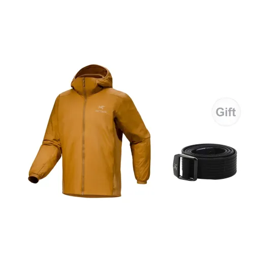 Arcteryx Atom Series Puffer Jackets Men Yuchun Yellow+Belts