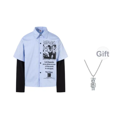 MG Blue Мужские Рубашки