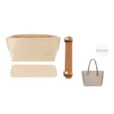 [Suitable for city33 Milk Tea Beige Three-Piece Set]Open Top Inner+Base+Shoulder Strap